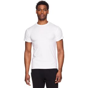 RBX Active Crewneck Undershirts for Men, Short Sleeve Soft and Breathable 2-Pack Moisture Wicking T-Shirts