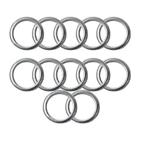 DFYOUHOME® 12 حزمة M16 زيت المحرك استنزاف المكونات ختم غسالات / سحق جوانات 803916010 استبدال مناسب لسوبارو Outback Crosstrek Forester WRX BRZ Impreza زيت المحرك الأختام خواتم فضية in Kuwait