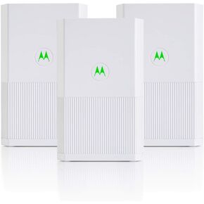Motorola MH7023 | WiFi Mesh System (3-Pack) | Replaces Router + Extender | Easy Setup, Network Protection, Parental Controls | AC2200 WiFi Speed | up to 5000 sq ft