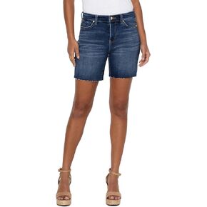 Liverpool Women's Kristy Hi-Rise Cut Hem Vintage Denim Short 7"
