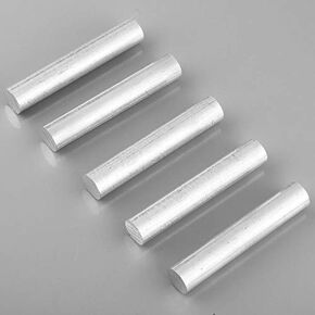 Trolleyshop 5pcs 12mm x 100mm/0.47" x 3.94" High Purity 99.99% Magnesium Metal Rod Mg Fire Starter Survival Emergency Well Sparks for Camping Hiking