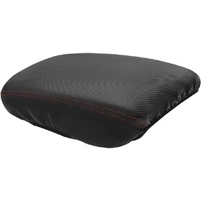LINOAH Center Console Cover for 2019-2024 Ram 1500 Center Console Cover, Armrest Cushion Pad Cover, PU Leather for 5th Ram 1500 Armrest Cushion Pad Cover Anti-Scratch for Ram 1500 Accessories