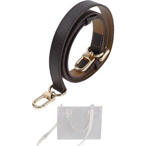 DGAZ Vachetta Leather Crossbody Strap for ONTHEGO bag with Gift Box, Handmade DIY purse strap (1.5 Inch Wide,43.3 Inch Long; Color Blocking (Wide Strap))