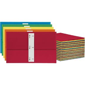 Oxford 2 Pocket Folders with Prongs, Mega Box of 125, Textured Paper Folders, Blue, Letter Size, Essentials for School & Teacher Supplies Lists (57719)