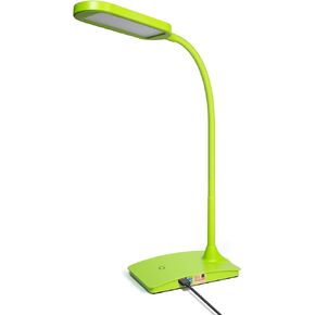 Pink Desk Lamps for Home Office - Super Bright Small Desk Lamp with USB Charging Port, a Perfect LED Desk Light as Study Lamp, Bedside Reading Lights