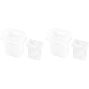 ACROPIX Rear Seat Cushion Pad Clips Set Fit for Toyota Avalon - Pack of 2 White