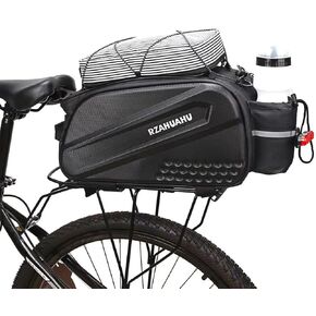 RZAHUAHU Bike Rear Seat Bag Carbon Waterproof Cycling Bike Rear Seat Trunk Bag Accessories Cargo Pack Road MTB Road Bicycle Carrier Bag Pannier Handbag in Kuwait