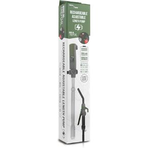 TEAR PUMP Rechargeable Battery Powered Liquid Transfer Pump - 15-20 inch Suction Tube, 2.85 GPM - 10FT Hose with Easy Nozzle