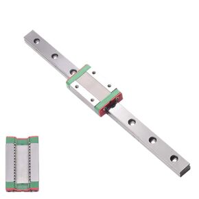 CNCCANEN 2 HGR20-600mm Linear Rail Guideway+4 Square Stainless Carriage Blocks for CNC