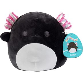 Squishmallows Original 8-Inch Jaelyn The Black Axolotl - Official Jazwares Plush - Collectible Cute Soft & Squishy Stuffed Animal Toy - Add to Your Squad - Gift for Kids, Girls & Boys