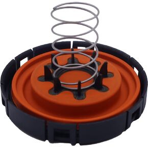 HiSport Car Oil Filler Cap Cover - Compatible with Land Rover Jaguar 5.0L Discovery LR4 Velar Replace# LR051835 LR038166