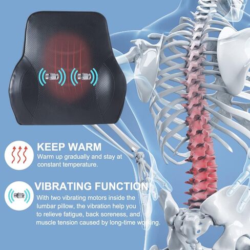 وسادة دعم قطنية كبيرة لفرس النهر من إسفنج الذاكرة وسادة دعم الظهر لتخفيف آلام الظهر وسادة جلدية قابلة للتنفس وسادة قطنية لمقعد السيارة وكرسي مكتب الكمبيوتر in Kuwait