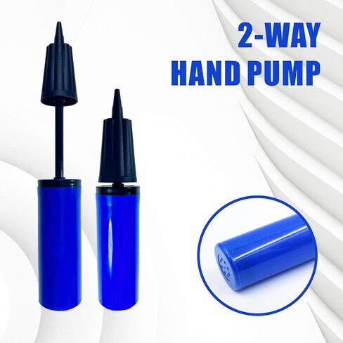 مجموعة مضخة كرة اللياقة البدنية للتمرين من BZRR، مضخة هواء يدوية، تأتي مع 2 مزيل قابس كرة التمرين و10 مقابس كرة تمرين للاستبدال in Kuwait