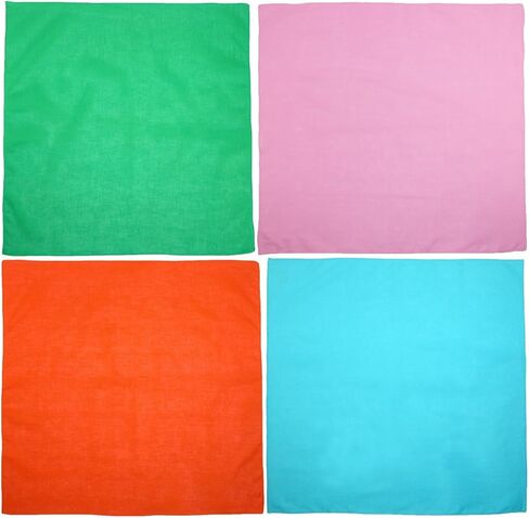 CTM® Cotton Solid Color Bandanas in Saudi Arabia