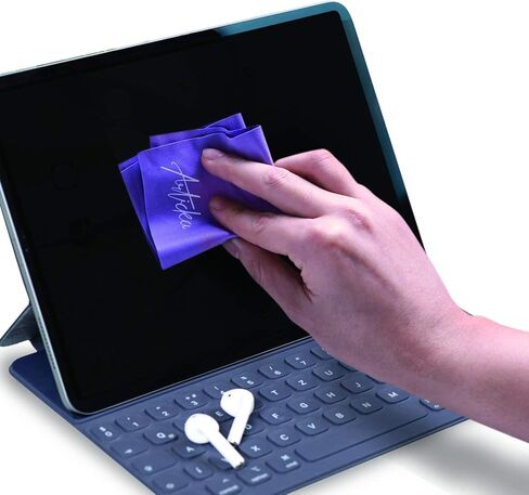 رذاذ منظف الشاشة Articka Shine للأجهزة الإلكترونية - منظف شاشة الكمبيوتر مع قطعتي قماش من الألياف الدقيقة - رذاذ تنظيف الشاشة للعدسات، iPad، الأجهزة اللوحية، أجهزة الكمبيوتر المحمولة، أجهزة التلفزيون عالية الدقة - تركيبة طبيعية - 2.5oz in Kuwait