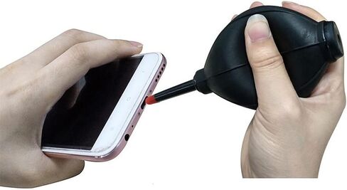 مجموعة بخاخ تنظيف احترافية لكاميرات DSLR وحزمة الإلكترونيات الحساسة، لعدسات الكاميرا والعدسات البصرية وكاميرات SLR الرقمية، خفيفة الوزن ومحمولة مع حقيبة حمل، أسود in Kuwait