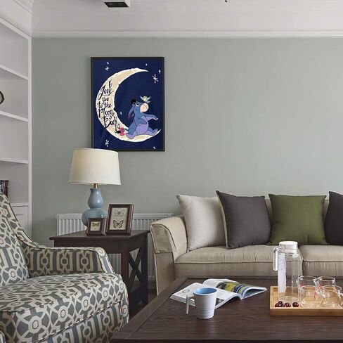 ACENGXI الطلاء بالأرقام طلاء ديزني بالأرقام I Love You to The Moon Back DIY قماش اللوحة بواسطة أرقام Eeyore مجموعات الطلاء الأكريليك ديزني ويني ذا بوه الطلاء حسب الرقم للبالغين والأطفال 16 × 20 بوصة in Kuwait