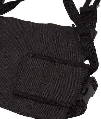 hywhuyang راديو الصدر تسخير، الكتف الحافظة حامل سترة الراديو، راديو الصدر الجبهة حزمة اسلكية تخاطب سترة مع شريط عاكس، أدوات البقاء على قيد الحياة في الهواء الطلق لتشغيل ممارسة المشي لمسافات طويلة التخييم in Kuwait