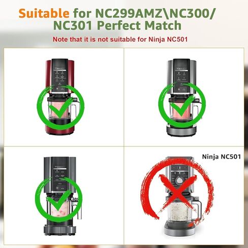 حصيرة منزلقة من الخيزران لصانعة آيس كريم النينجا NC301 NC300 NC299 NC299AMZ، ملحقات محرك صينية منزلقة لسطح المطبخ لآلة آيس كريم النينجا، ملحقات التخزين in Kuwait