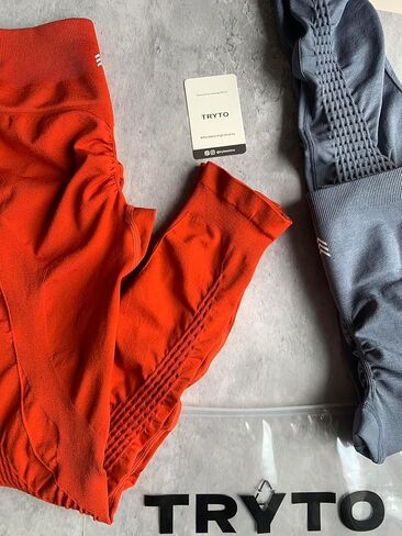 TRYTO Form Collection Amplify Contour Legging Women's Seamless Scrunch Legging Workout Amplify V2 Leggings in Kuwait