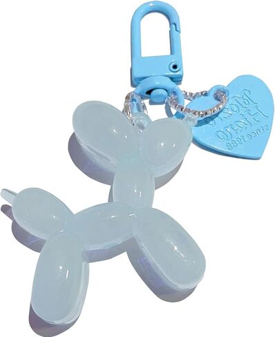 SHARCONG Cute Jelly Balloon Dog Keychains for Women-Girl Key Chain for Handbag Purse Car keys Accessories in Saudi Arabia