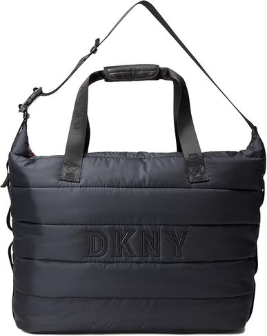 DKNY Nora Puffy Weekender أسود/أسود مقاس واحد in Saudi Arabia