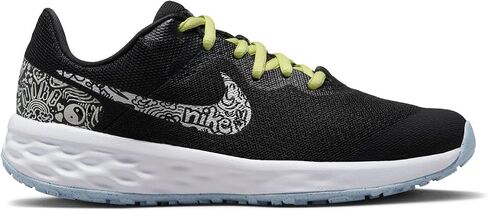 Nike Revolution 6 Kids Running Shoes, Black/Summit, 6.5 M US in Saudi Arabia