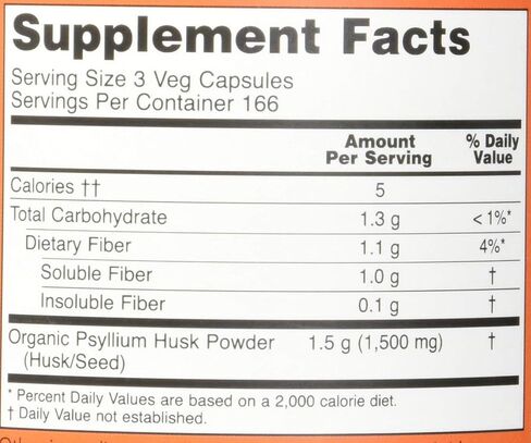 Now Psyllium Husk Caps in Saudi Arabia