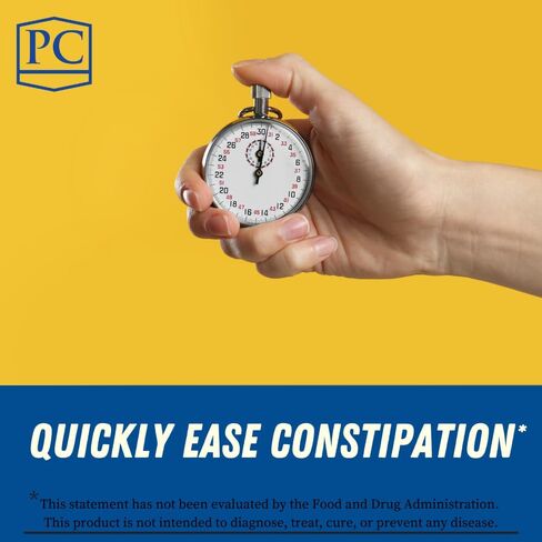 Premium Certified ConstipationMD - Promote Regularity with 500mg Senna, Psyllium Husk. Prune, and Aloe Vera - 60 Vegan Friendly Capsules - Dual-Action to Balance and Ease Symptoms in Kuwait