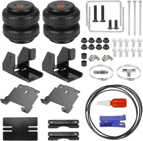 Blue Air Suspension Bags Kit 5000lbs Compatible with 2007-2018 Chevrolet Silverado 1500, for GMC Sierra 1500 Replace 2430 W21-760-2430 W217602430 Lift Kit in Saudi Arabia