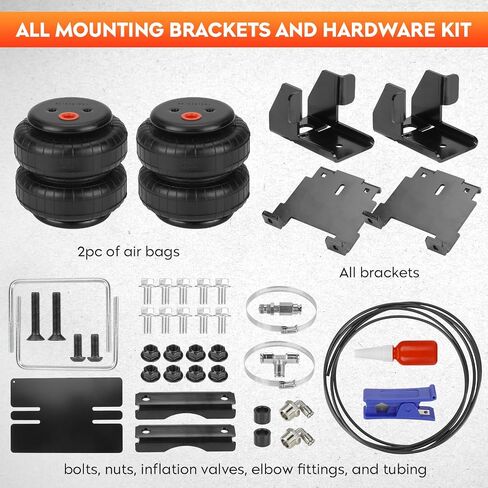 Blue Air Suspension Bags Kit 5000lbs Compatible with 2007-2018 Chevrolet Silverado 1500, for GMC Sierra 1500 Replace 2430 W21-760-2430 W217602430 Lift Kit in Saudi Arabia