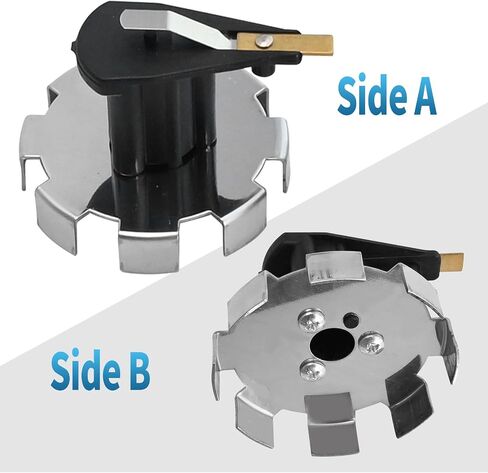 UOIENRT 9-Pin Distributor Cover Kit Replacement for 5.0L, 5.7L, 7.4L, 8.2L, 350 V8 Engines with Thunderbolt IV and V HEI Ignitions Replace 805759Q3, 805759T3, 805759T1, 18-5395, 18-5273 in Saudi Arabia