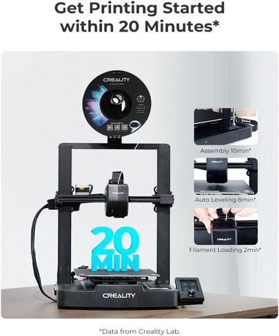 Ender 3 V3 SE 3D Printer,250mm/s Max Printing Speed, CR Touch Strain Sensor for Auto Leveling Sprite Direct Extruder Dual Z-axis and Y-axis Print Size 8.66 * 8.66 * 9.84in in Saudi Arabia