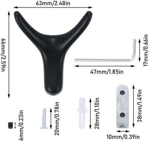 SELICO Ox Horn التصميم الإبداعي سبائك الزنك جدار جبل هوك شماعات مزدوجة خزانة الملابس معطف حقيبة قبعة معلقة الحمام (4 قطعة) in Kuwait
