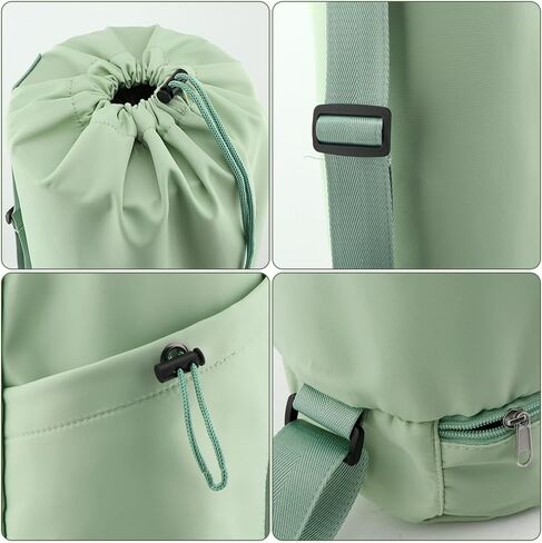 Yoga Mat Bag, Oxford Yoga Mat Storage Bag with Water Bottle Pocket and Bottom Wet Pocket, Exercise Yoga Mat Carrier Storage Bag in Saudi Arabia