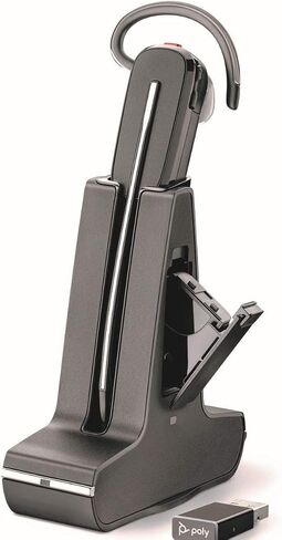 Poly (Plantronics + Polycom) Savi 8245 UC, Convertible Wireless Headset, Unlimited Talk Time in Saudi Arabia