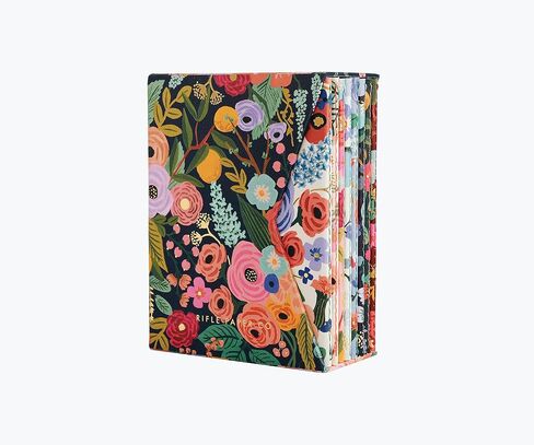 RIFLE PAPER CO. Garden Party Pocket Notebook Set of 2 | 32 Blank Pages, (Printed in Full Color and Foil Stamped) in Saudi Arabia