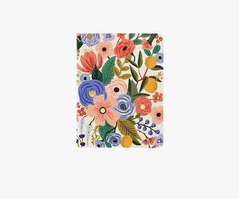 RIFLE PAPER CO. Garden Party Pocket Notebook Set of 2 | 32 Blank Pages, (Printed in Full Color and Foil Stamped) in Saudi Arabia