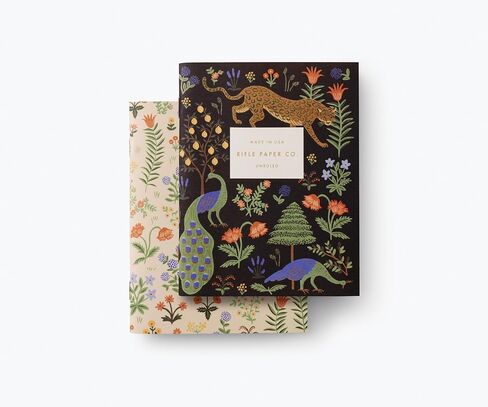 RIFLE PAPER CO. Garden Party Pocket Notebook Set of 2 | 32 Blank Pages, (Printed in Full Color and Foil Stamped) in Saudi Arabia