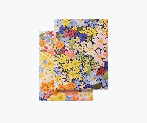 RIFLE PAPER CO. Garden Party Pocket Notebook Set of 2 | 32 Blank Pages, (Printed in Full Color and Foil Stamped) in Saudi Arabia