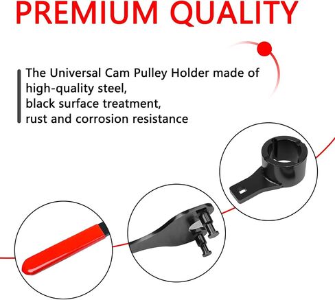 Crankshaft Pulley Removal Tool & Harmonic Damper Pulley Holding Tool Crank Removal Wrench Tool for Toyota Nissan Mazda OHC - Universal Cam Pulley Holder Tool in Saudi Arabia