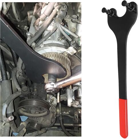 Crankshaft Pulley Removal Tool & Harmonic Damper Pulley Holding Tool Crank Removal Wrench Tool for Toyota Nissan Mazda OHC - Universal Cam Pulley Holder Tool in Saudi Arabia