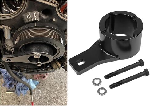Crankshaft Pulley Removal Tool & Harmonic Damper Pulley Holding Tool Crank Removal Wrench Tool for Toyota Nissan Mazda OHC - Universal Cam Pulley Holder Tool in Saudi Arabia