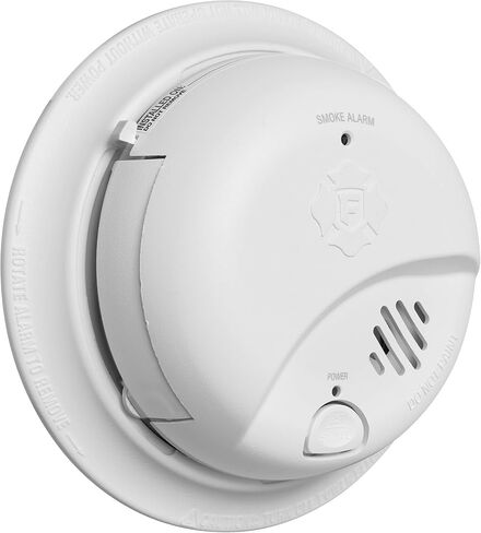 First Alert BRK SMI100-AC, Hardwire Interconnect Smoke Alarm with Battery Backup, 6-Pack in Kuwait