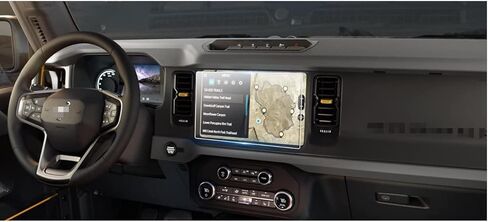 واقي شاشة متوافق مع شاشة لمس 2022-2024 Bronco SYNC 4 مقاس 12 بوصة، عالي الدقة مضاد للخدش، واقي شاشة من الزجاج المقسى in Kuwait