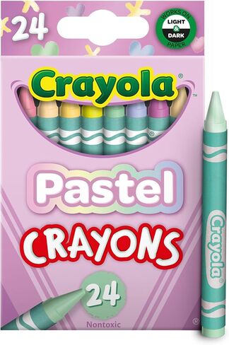 Crayola Pastel Crayons, 24 Colors in Saudi Arabia