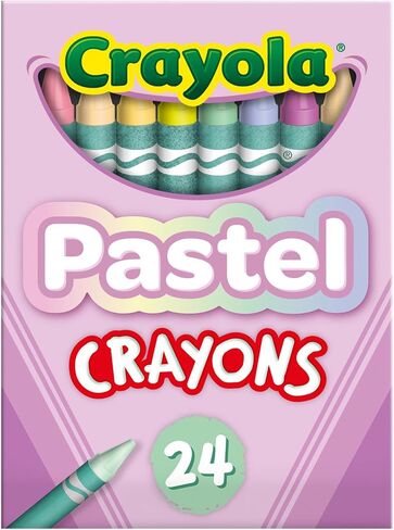 Crayola Pastel Crayons, 24 Colors in Saudi Arabia