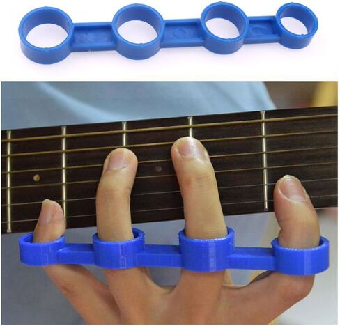 hand grip strengthener Finger Exerciser Grip guitar grip trainer gitarre instrument guitar finger stretcher Finger Grip Strengthener Finger Expansion Sleeves Ukulele booster in Kuwait