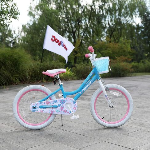 DRBIKE Kids Bike Basket for 12 14 16 inch Toddler Bike, Replacement Girls Bike Basket with Flower or Bowknot, Kids Bike Accessories in Saudi Arabia