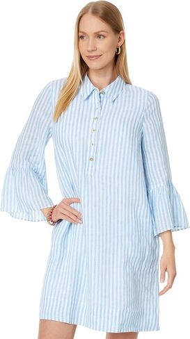 Lilly Pulitzer Women's Jazmyn 3/4 Sleeve Linen Tunic Dress in Saudi Arabia